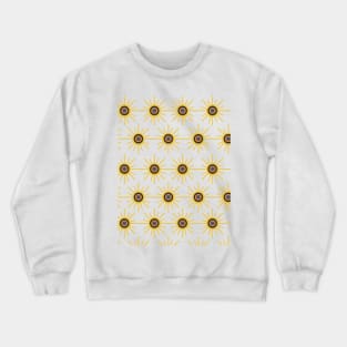 Starburst Pattern Crewneck Sweatshirt